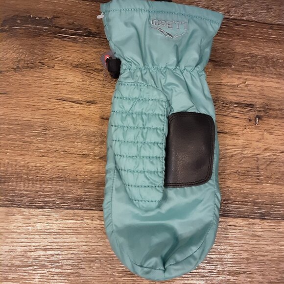 Women's L.L. Bean Mittens Gloves Size Small Soft Juniper #504965 - NWT - Picture 3 of 6